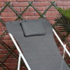 Folding Deck Chair With Metal Frame