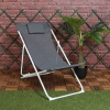 Folding Deck Chair With Metal Frame