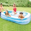 Rectangle Blue & White Inflatable Swimming Pool [454832]