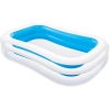 Rectangle Blue & White Inflatable Swimming Pool [454832]