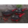 3 Pc Frying Pan Set With Lids