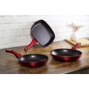 3 Pcs Frying Pan Set With Lids