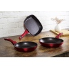 3 Pc Frying Pan Set With Lids