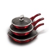 3 Pc Frying Pan Set With Lids