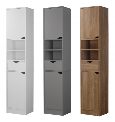 Ventura Tall 2 Door & 1 Drawer Bathroom Storage Unit [BH-080]