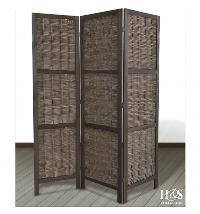 3 Panel Wood Room Divider