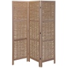 3 Panel Wood Room Divider