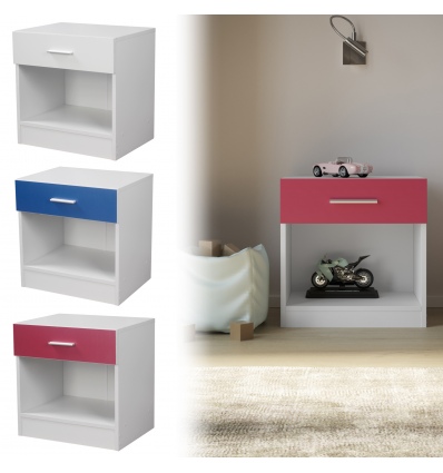 Orlando 1 Drawer Bedside Table [EG-200303]