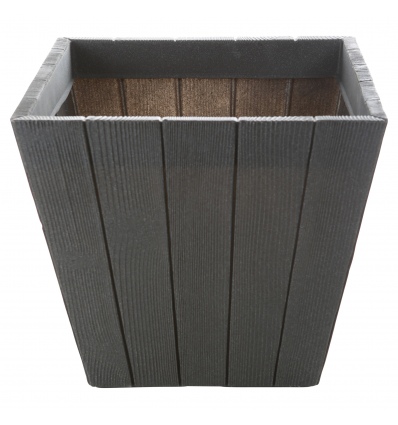 Dark Grey Plastic Plant Pot