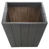 Dark Grey Plastic Plant Pot