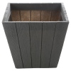 Dark Grey Plastic Plant Pot