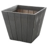 Dark Grey Plastic Plant Pot