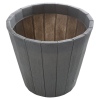 Dark Grey Plastic Plant Pot