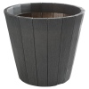 Dark Grey Plastic Plant Pot