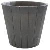 Dark Grey Plastic Plant Pot