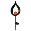 Solar Powered Metal Torch & Glass Ball Light 3 Ass [347238]