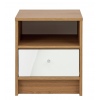 Malibu 1 Drawer Bedside Chest Cabinet