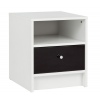 Malibu 1 Drawer Bedside Chest Cabinet