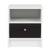 Malibu 1 Drawer Bedside Chest Cabinet