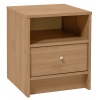 Malibu 1 Drawer Bedside Chest Cabinet