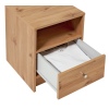 Malibu 1 Drawer Bedside Chest Cabinet