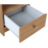 Malibu 1 Drawer Bedside Chest Cabinet