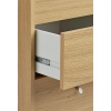 Malibu 3 Drawer Oak Bedside Cabinet [5571314]