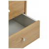 Malibu 3 Drawer Oak Bedside Cabinet [5571314]