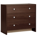 Seville Dark Brown 3 Drawer Chest [1513297]