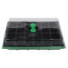 2 pcs Plastic Propagator Black & Green [973253]