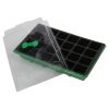 2 pcs Plastic Propagator Black & Green [973253]