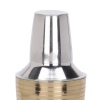 500ml Metal Gold And Silver Cocktail Shaker [754388]