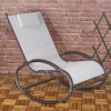 Garden Rocking Chair With Pillow
