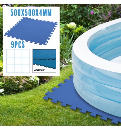 9pcs Blue Pool Floor Cover [443145]