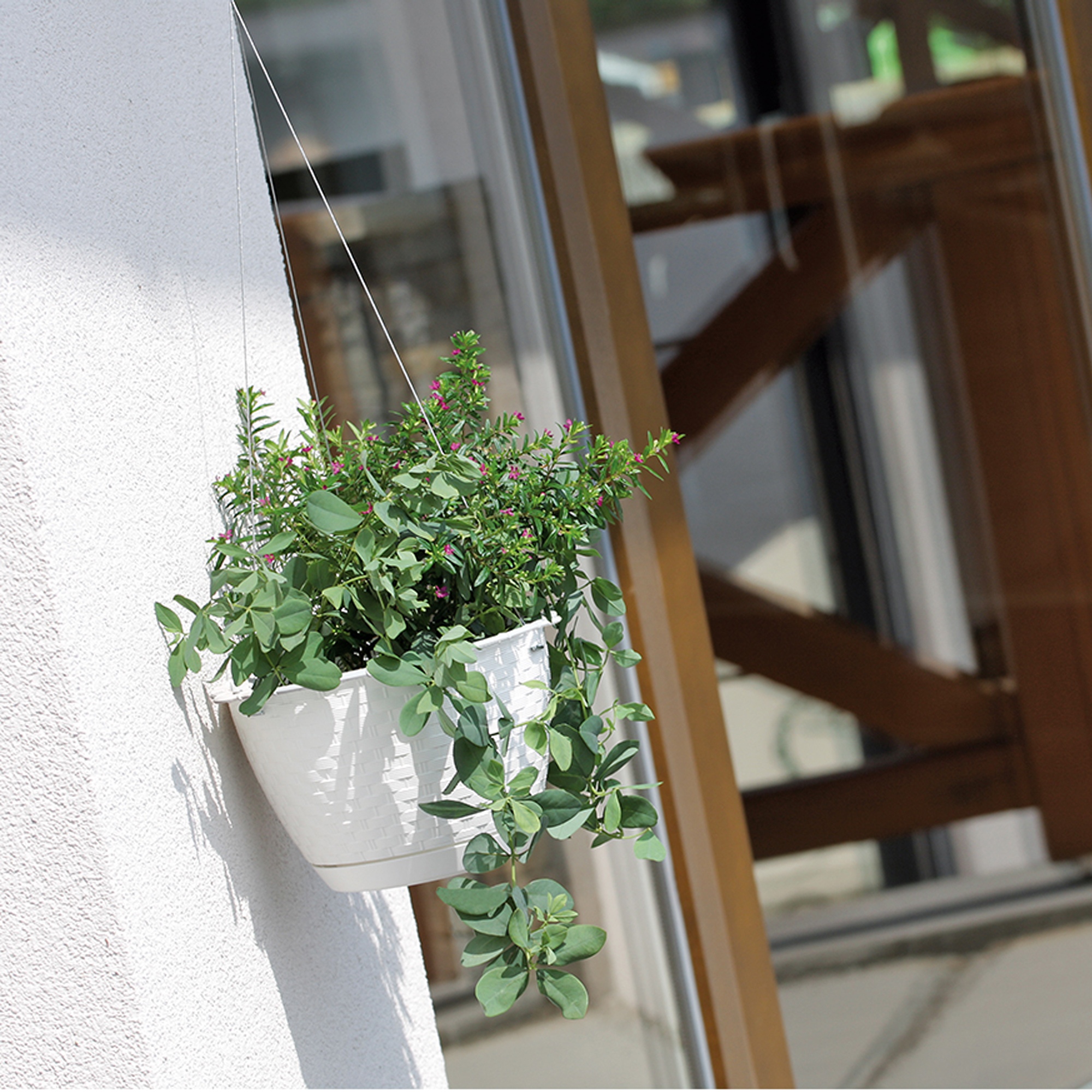 pot planter indoor Self-Watering Tall Square Pot System for Indoor Plants (Set of 3) main image 0