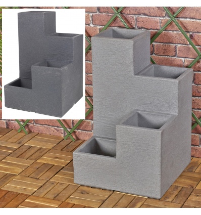 Cube Flower Pot Stairs Planter