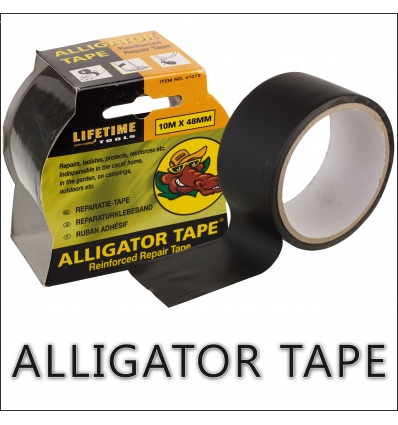 10M x 48MM Black Alligator Tape [410807]