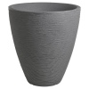 Plastic Ribbed Flower Pot