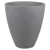 Plastic Ribbed Flower Pot