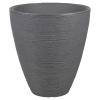 Plastic Ribbed Flower Pot