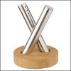 Bamboo & Stainless Steel Salt & Pepper Set [277899]