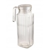 1 Litre Square Glass Jug With Lid [153124]