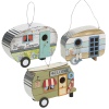 Wooden Birdhouse Caravan with Tin Roof  [512681]