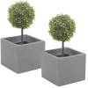 20cm Cube Flower Pot