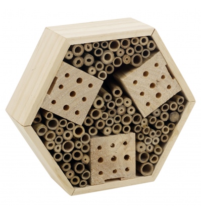 Wooden Hexagon Insect Hotel [803789]