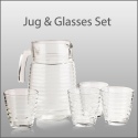 Glass Jug With 4 Glasses [329482]