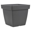 39x39 Black Square Flower Pot [962256]