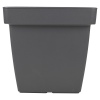 39x39 Black Square Flower Pot [962256]