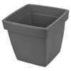 39x39 Black Square Flower Pot [962256]