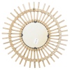 50cm Round Wooden Mirror